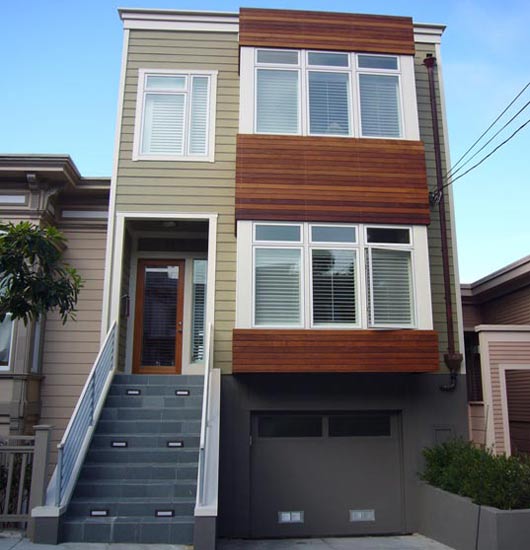 west coast green, lorax house, clipper street house, greenest house in san francisco, sustainable design, san francisco, green building san francisco, reclaimed wood, rain catchment